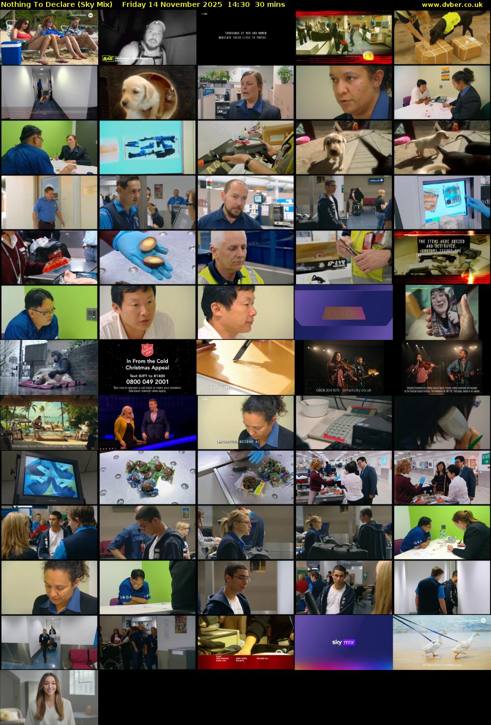 Nothing To Declare (Sky Mix) Friday 14 November 2025 14:30 - 15:00