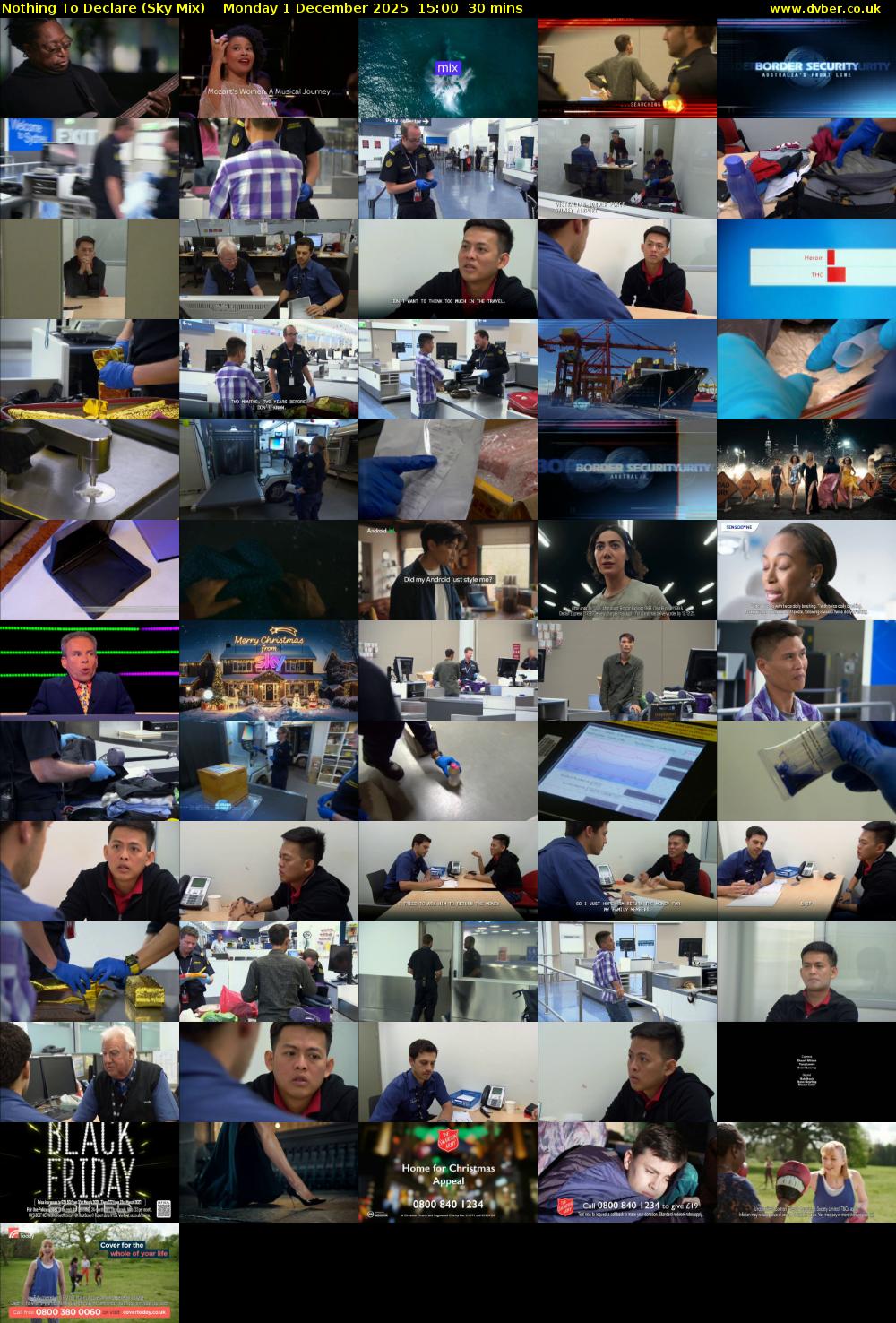 Nothing To Declare (Sky Mix) Monday 1 December 2025 15:00 - 15:30