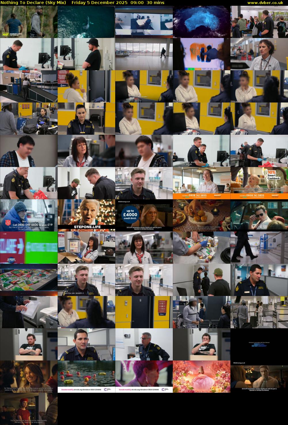 Nothing To Declare (Sky Mix) Friday 5 December 2025 09:00 - 09:30