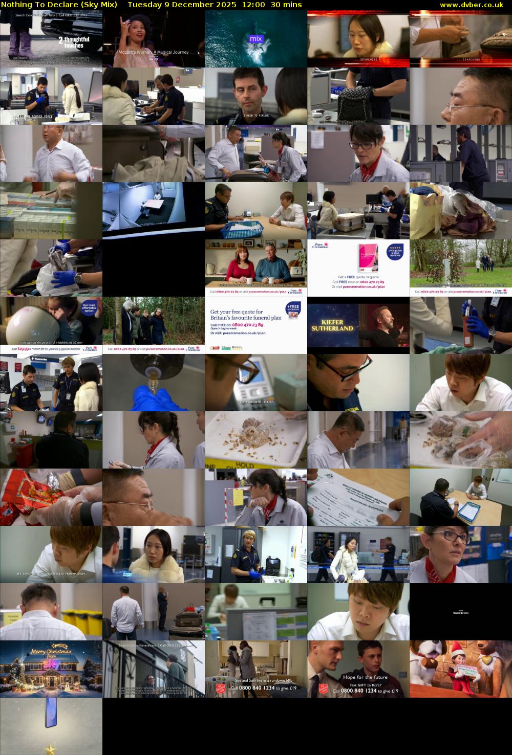 Nothing To Declare (Sky Mix) Tuesday 9 December 2025 12:00 - 12:30