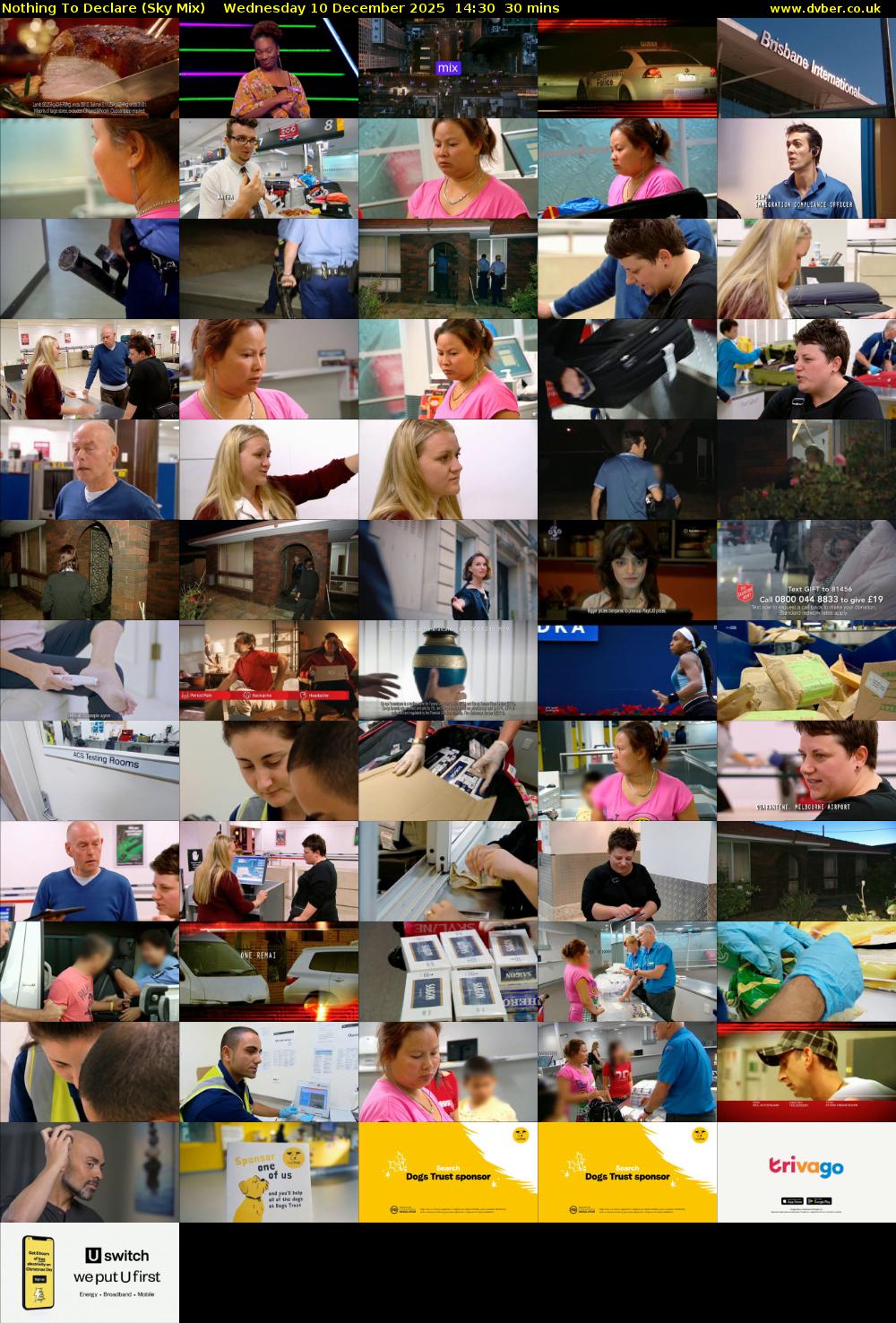 Nothing To Declare (Sky Mix) Wednesday 10 December 2025 14:30 - 15:00