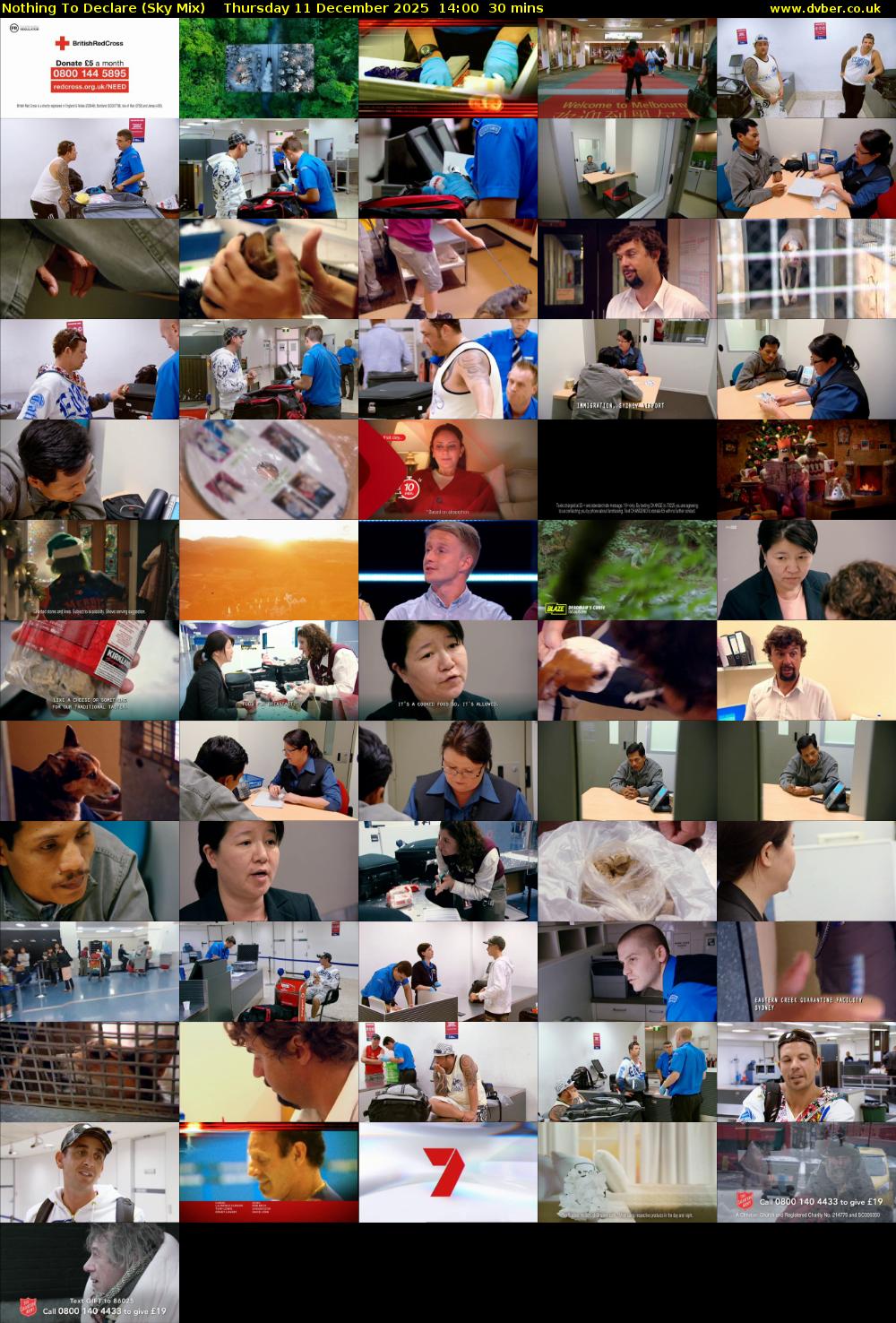 Nothing To Declare (Sky Mix) Thursday 11 December 2025 14:00 - 14:30