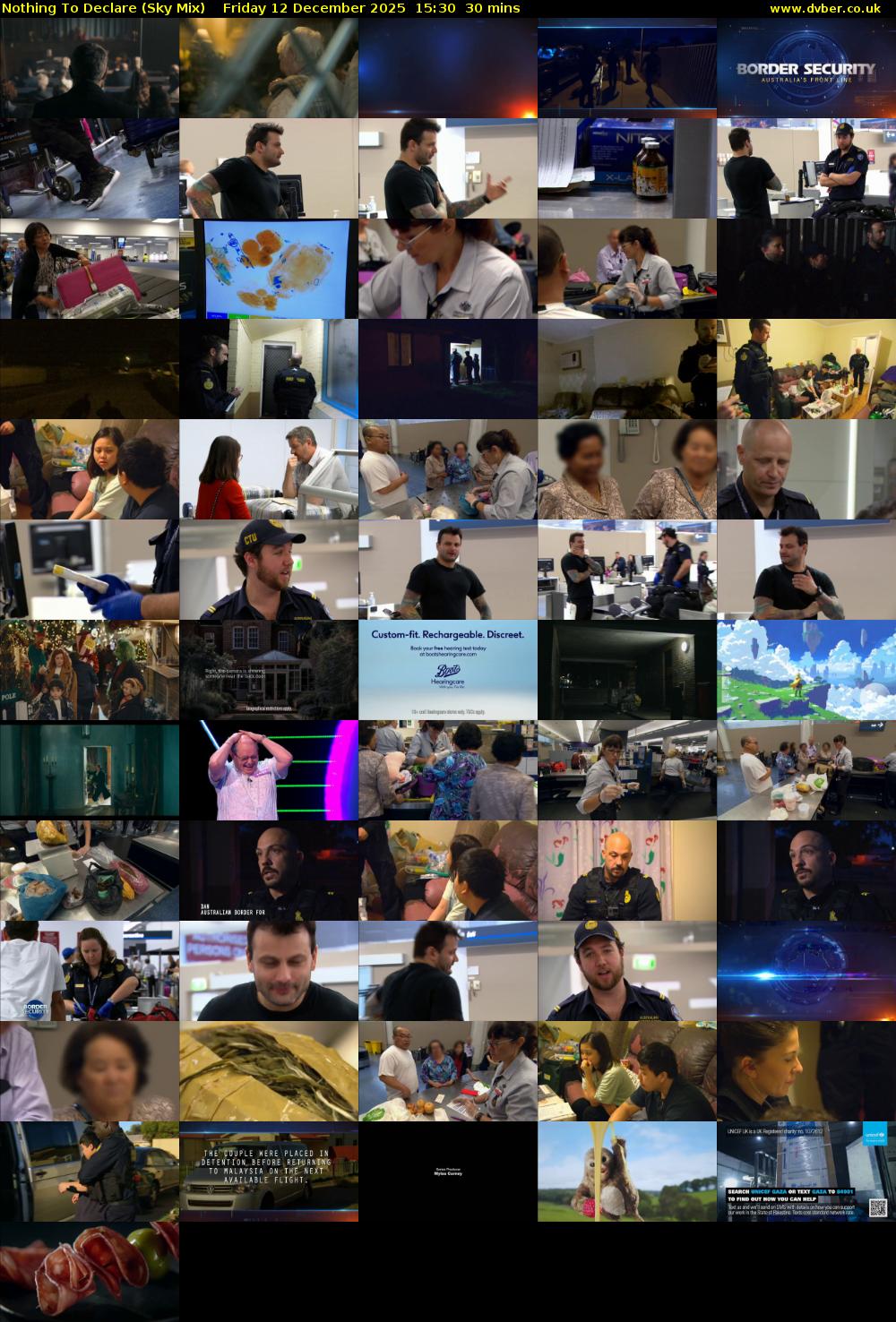 Nothing To Declare (Sky Mix) Friday 12 December 2025 15:30 - 16:00