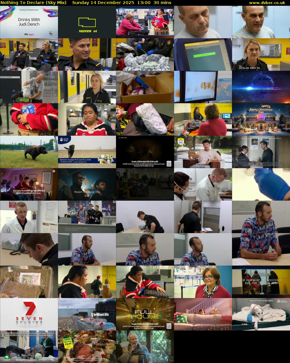 Nothing To Declare (Sky Mix) Sunday 14 December 2025 13:00 - 13:30