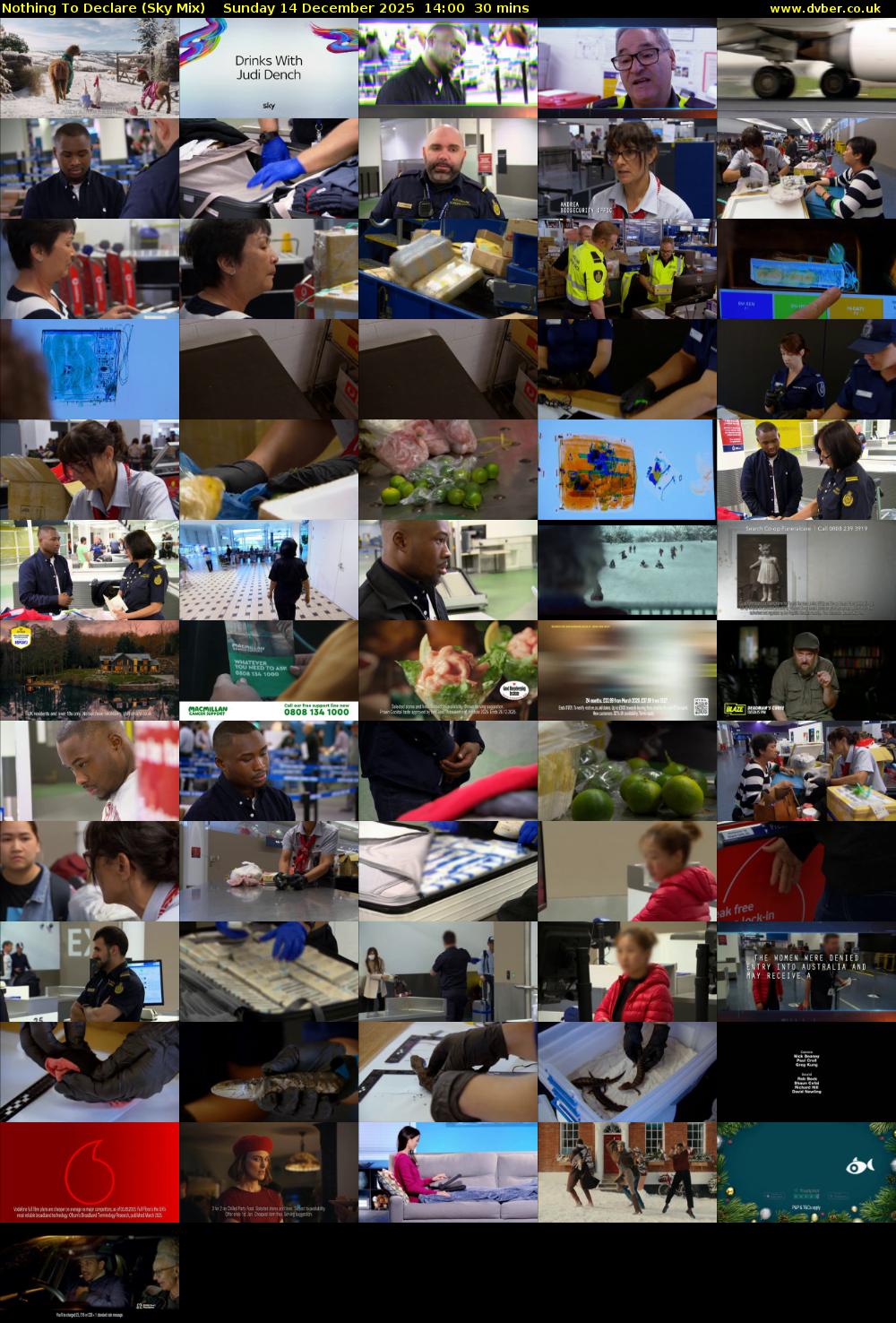 Nothing To Declare (Sky Mix) Sunday 14 December 2025 14:00 - 14:30