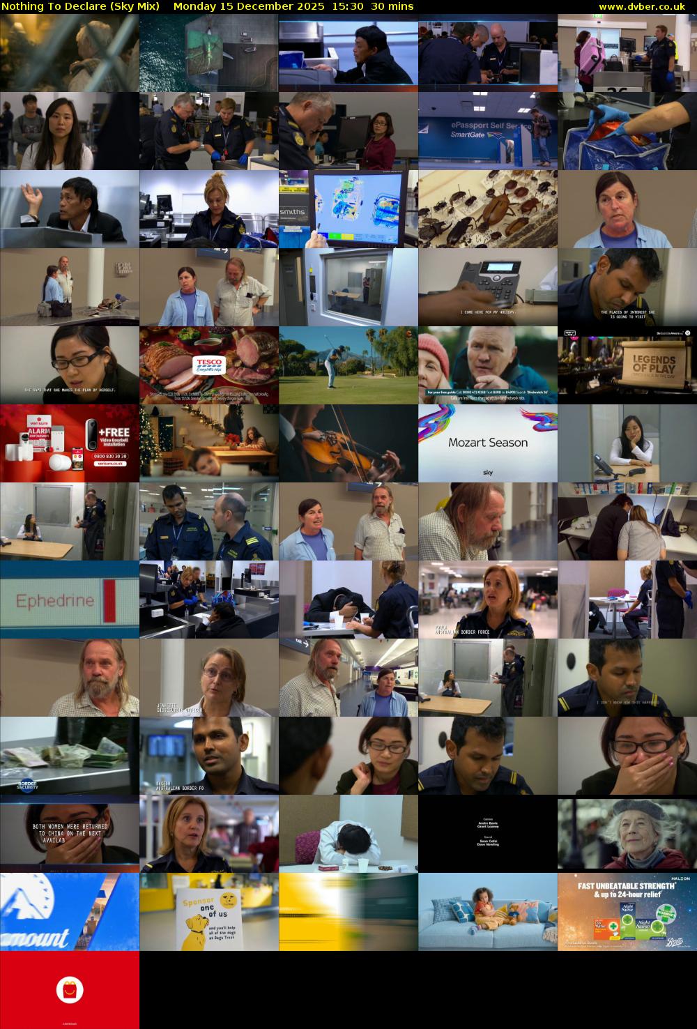 Nothing To Declare (Sky Mix) Monday 15 December 2025 15:30 - 16:00