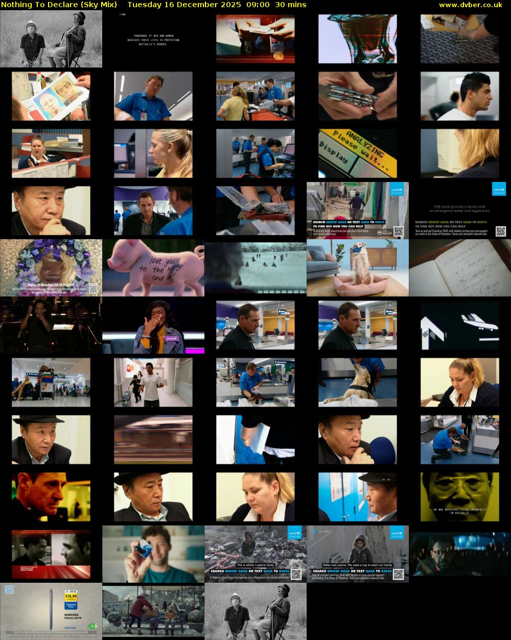 Nothing To Declare (Sky Mix) Tuesday 16 December 2025 09:00 - 09:30