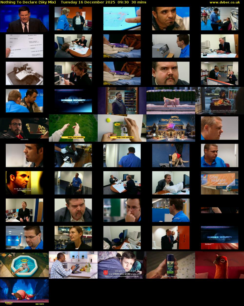 Nothing To Declare (Sky Mix) Tuesday 16 December 2025 09:30 - 10:00