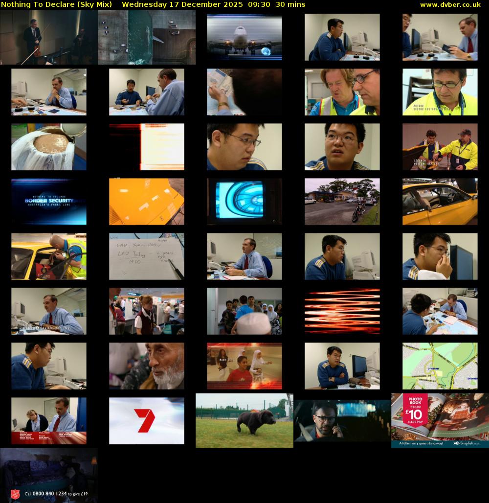 Nothing To Declare (Sky Mix) Wednesday 17 December 2025 09:30 - 10:00