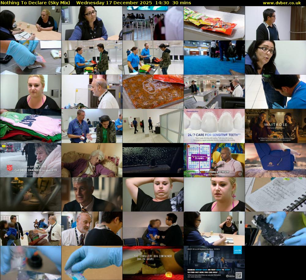 Nothing To Declare (Sky Mix) Wednesday 17 December 2025 14:30 - 15:00