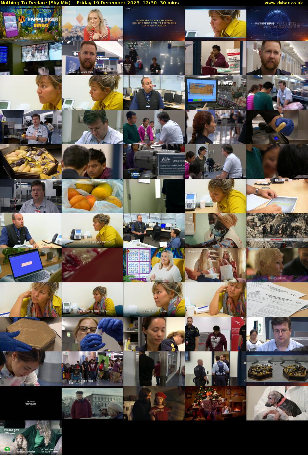 Nothing To Declare (Sky Mix) Friday 19 December 2025 12:30 - 13:00