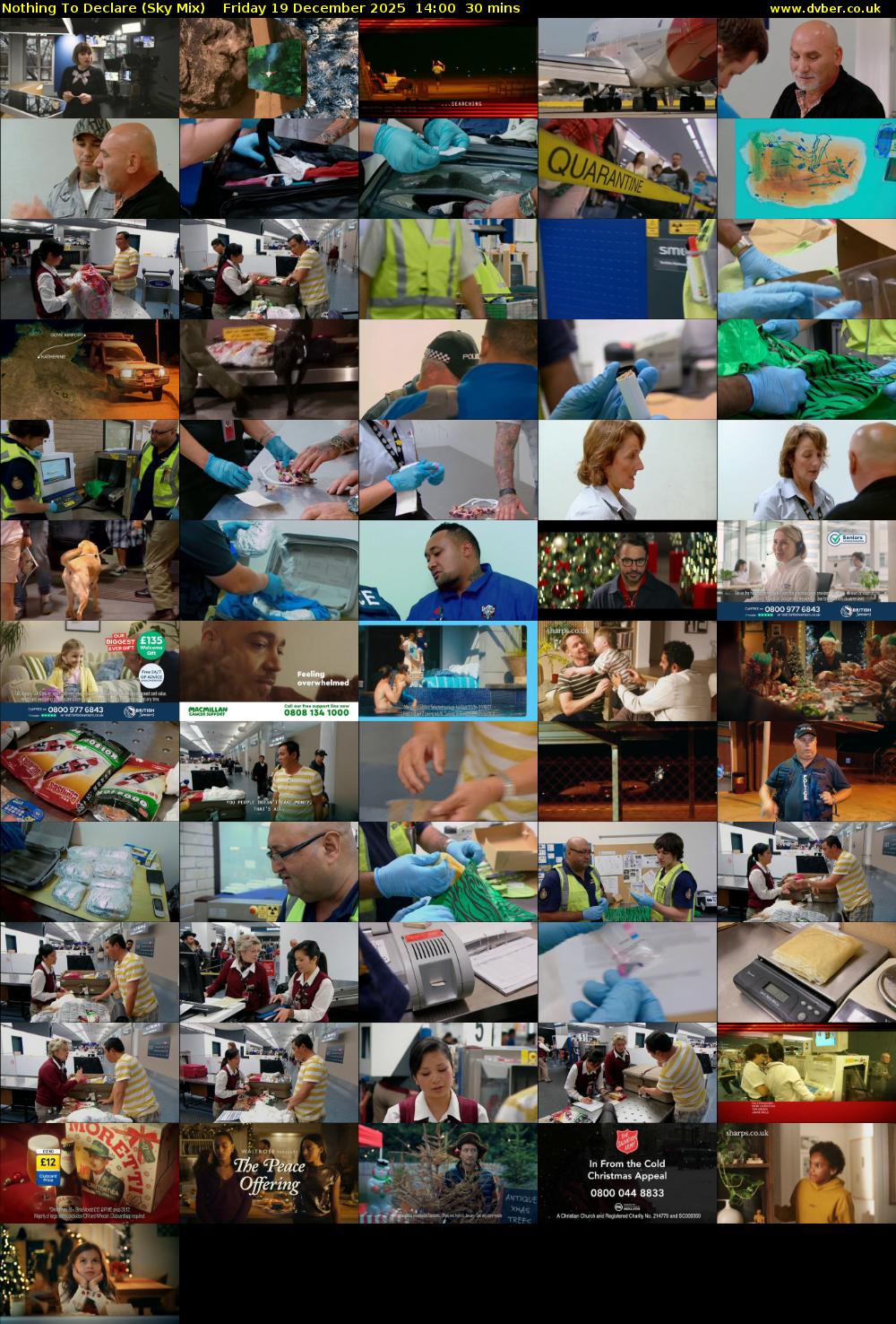 Nothing To Declare (Sky Mix) Friday 19 December 2025 14:00 - 14:30