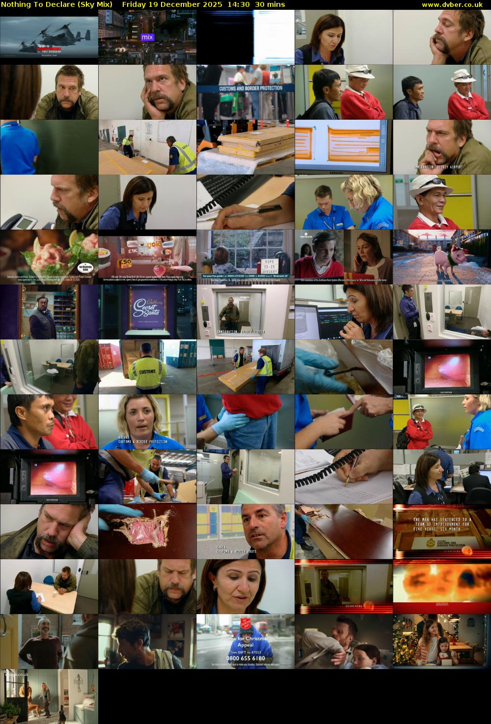 Nothing To Declare (Sky Mix) Friday 19 December 2025 14:30 - 15:00