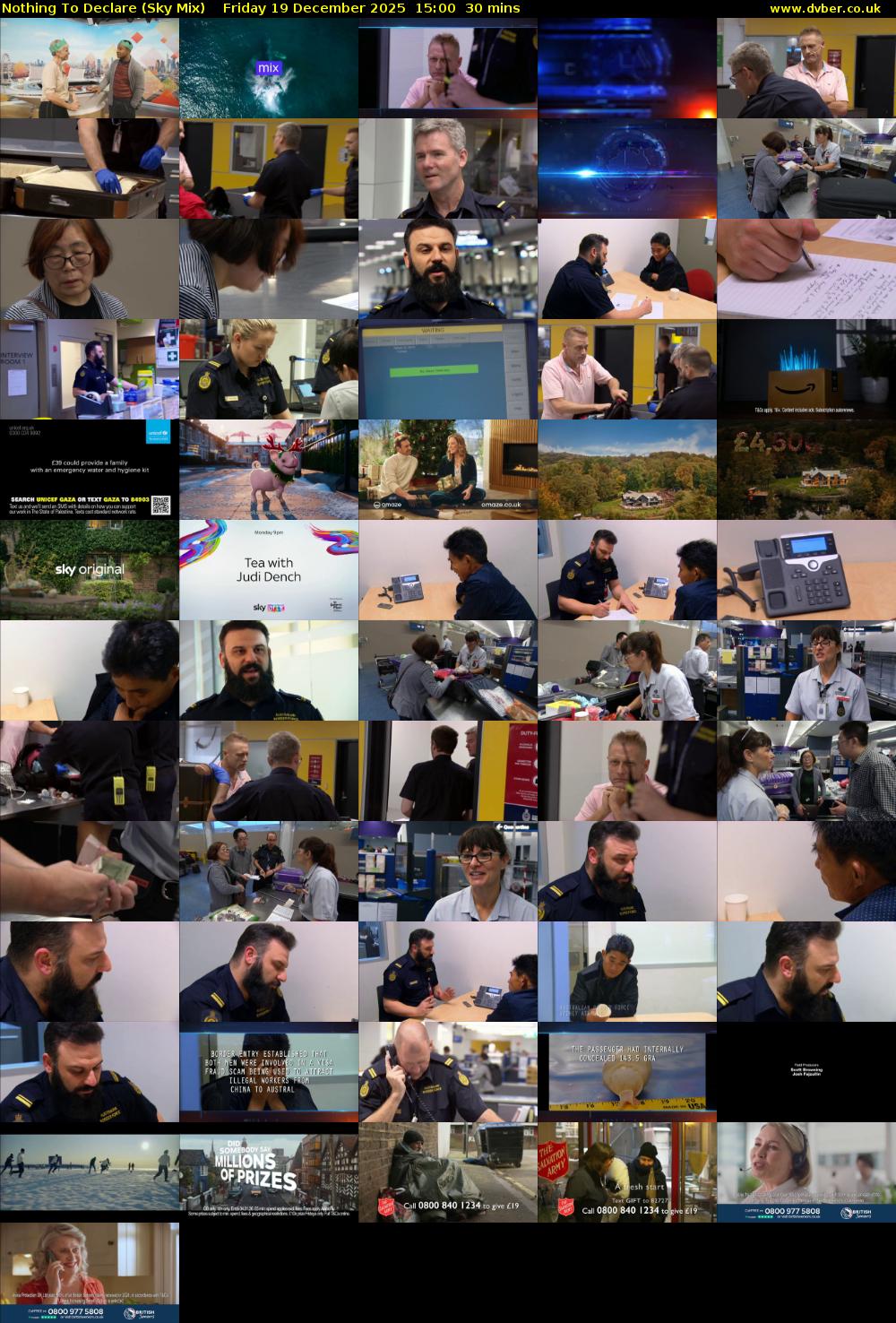 Nothing To Declare (Sky Mix) Friday 19 December 2025 15:00 - 15:30