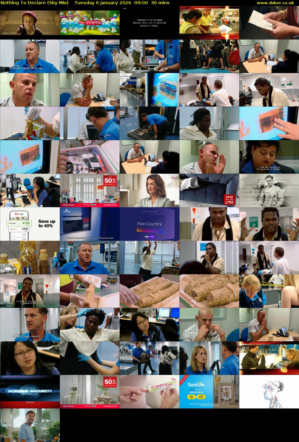 Nothing To Declare (Sky Mix) Tuesday 6 January 2026 09:00 - 09:30