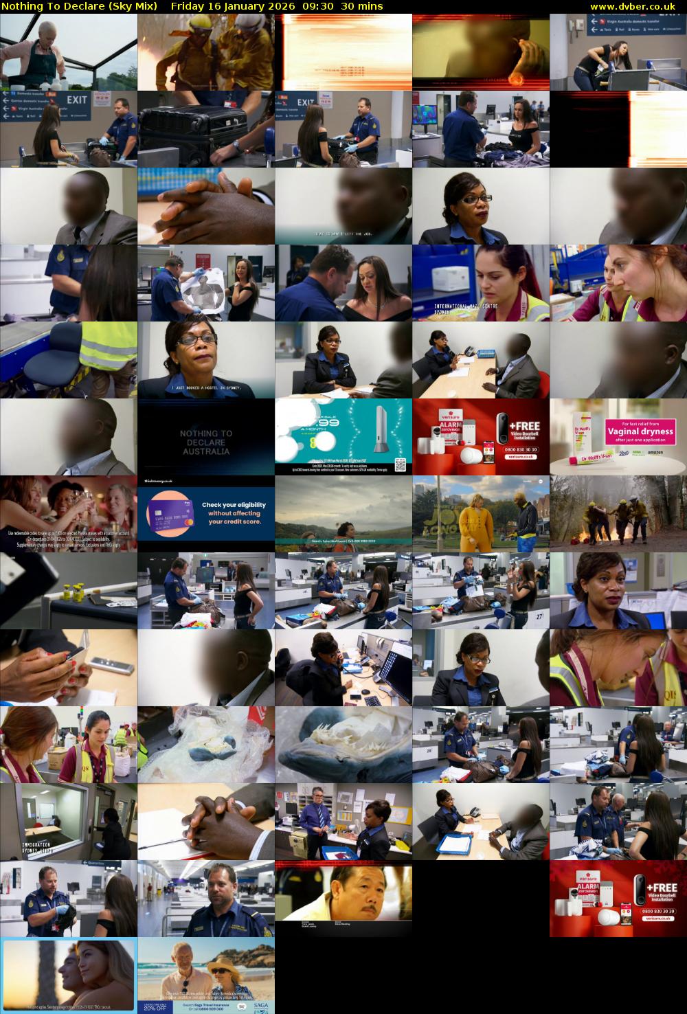 Nothing To Declare (Sky Mix) Friday 16 January 2026 09:30 - 10:00