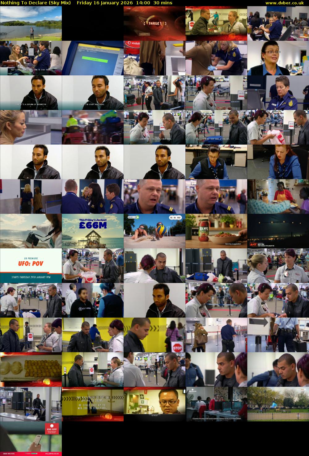 Nothing To Declare (Sky Mix) Friday 16 January 2026 14:00 - 14:30