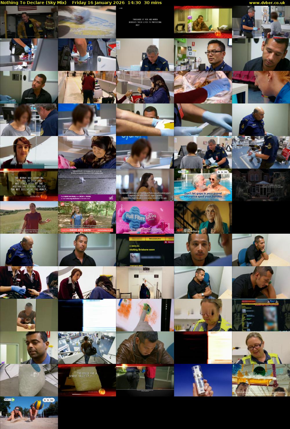 Nothing To Declare (Sky Mix) Friday 16 January 2026 14:30 - 15:00