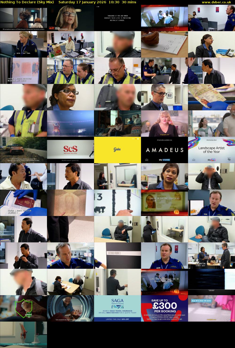 Nothing To Declare (Sky Mix) Saturday 17 January 2026 10:30 - 11:00