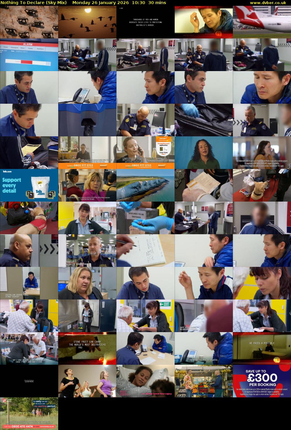 Nothing To Declare (Sky Mix) Monday 26 January 2026 10:30 - 11:00