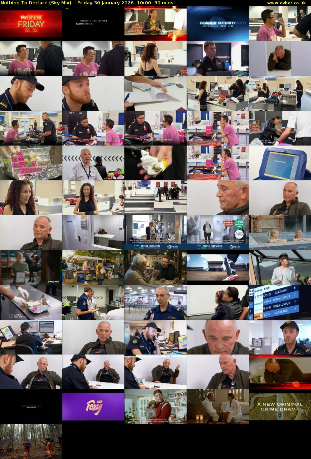 Nothing To Declare (Sky Mix) Friday 30 January 2026 10:00 - 10:30