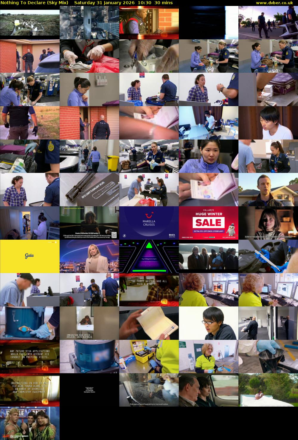 Nothing To Declare (Sky Mix) Saturday 31 January 2026 10:30 - 11:00