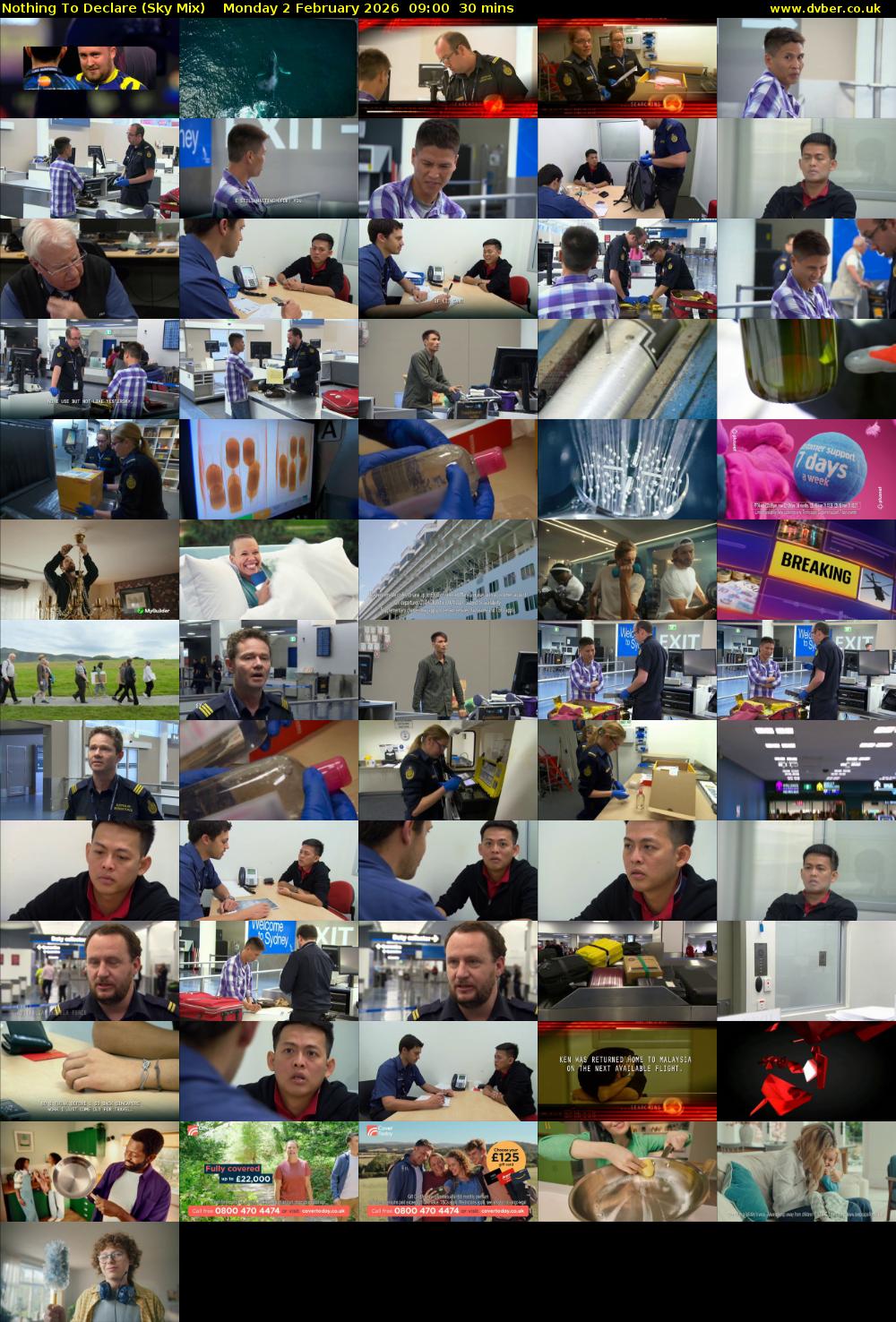 Nothing To Declare (Sky Mix) Monday 2 February 2026 09:00 - 09:30