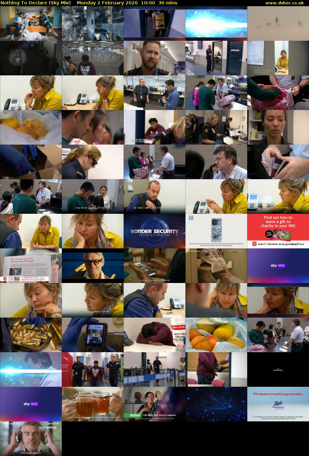 Nothing To Declare (Sky Mix) Monday 2 February 2026 10:00 - 10:30