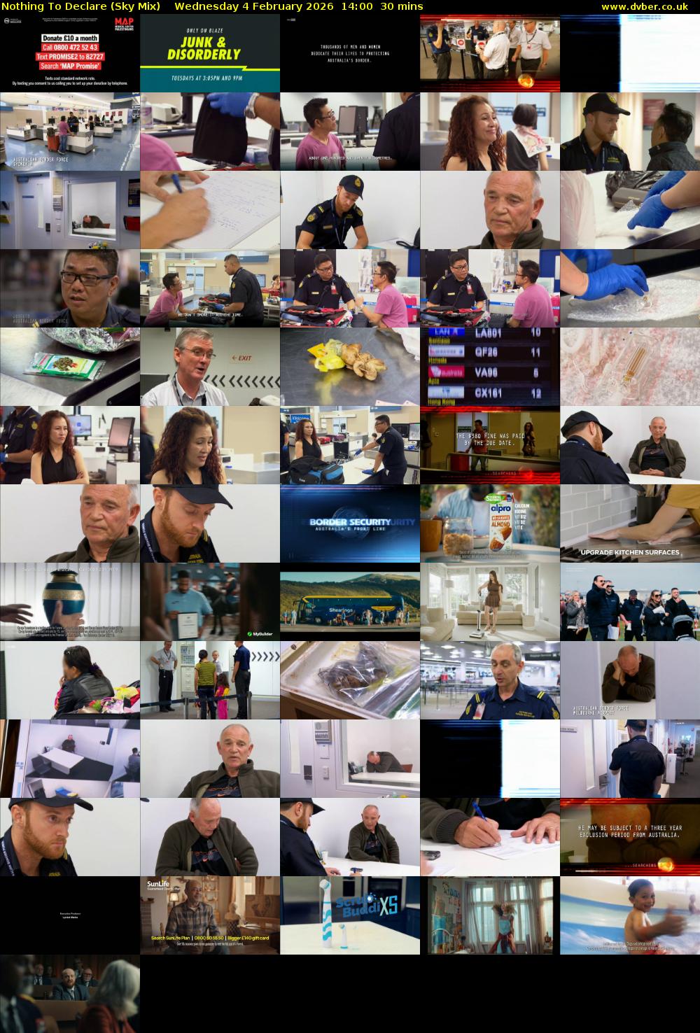 Nothing To Declare (Sky Mix) Wednesday 4 February 2026 14:00 - 14:30