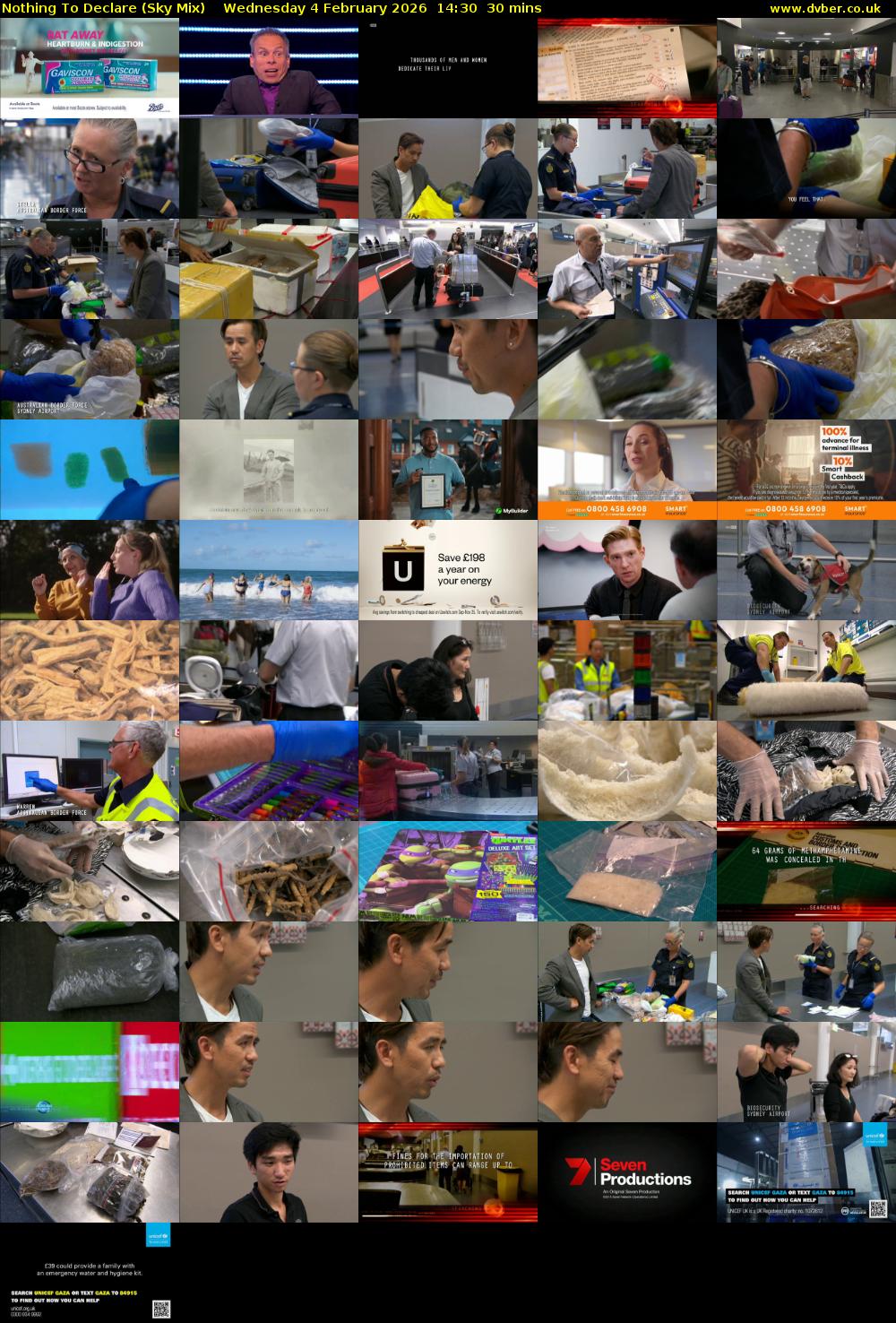 Nothing To Declare (Sky Mix) Wednesday 4 February 2026 14:30 - 15:00