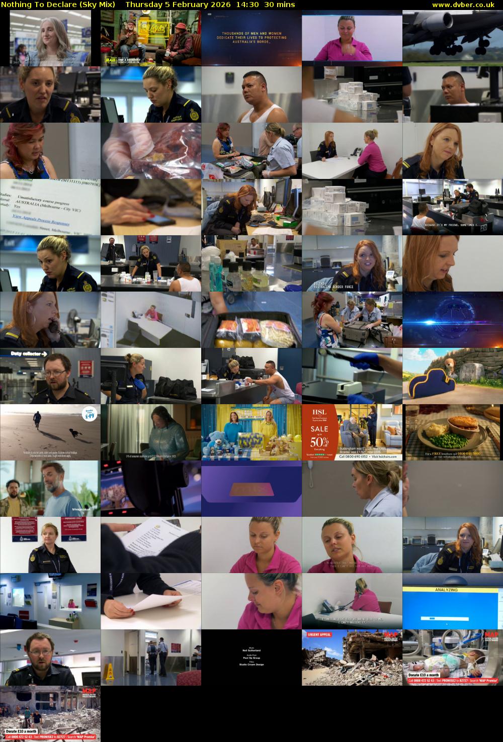 Nothing To Declare (Sky Mix) Thursday 5 February 2026 14:30 - 15:00