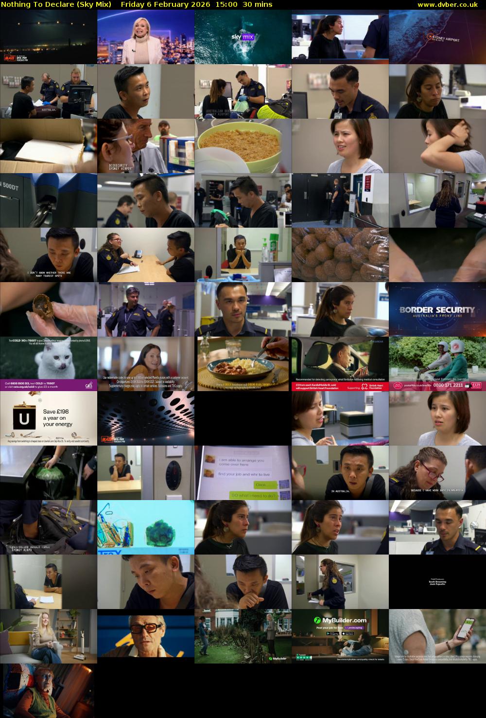 Nothing To Declare (Sky Mix) Friday 6 February 2026 15:00 - 15:30