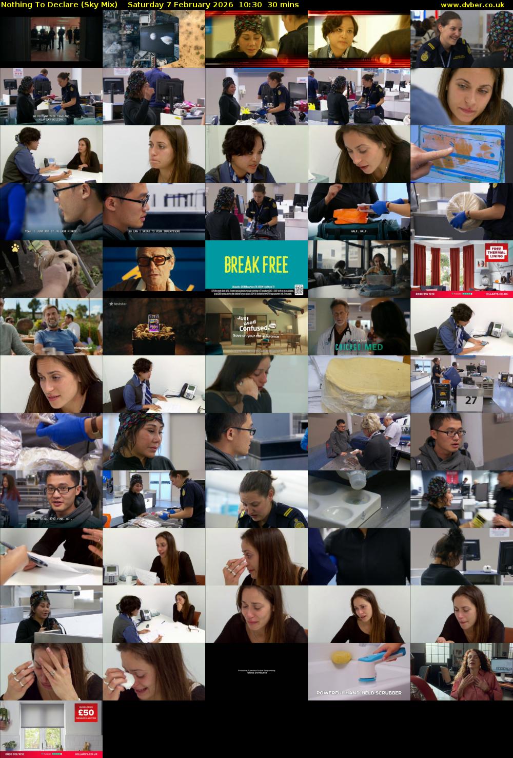 Nothing To Declare (Sky Mix) Saturday 7 February 2026 10:30 - 11:00