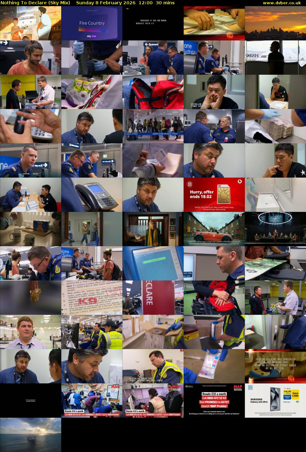 Nothing To Declare (Sky Mix) Sunday 8 February 2026 12:00 - 12:30