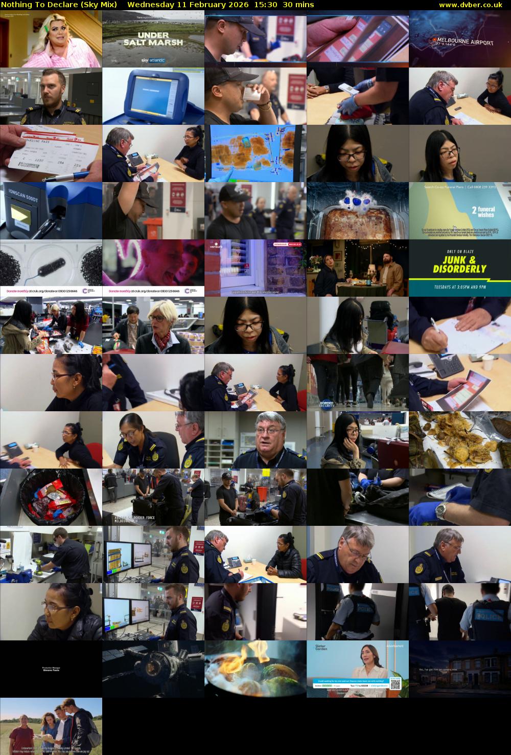 Nothing To Declare (Sky Mix) Wednesday 11 February 2026 15:30 - 16:00