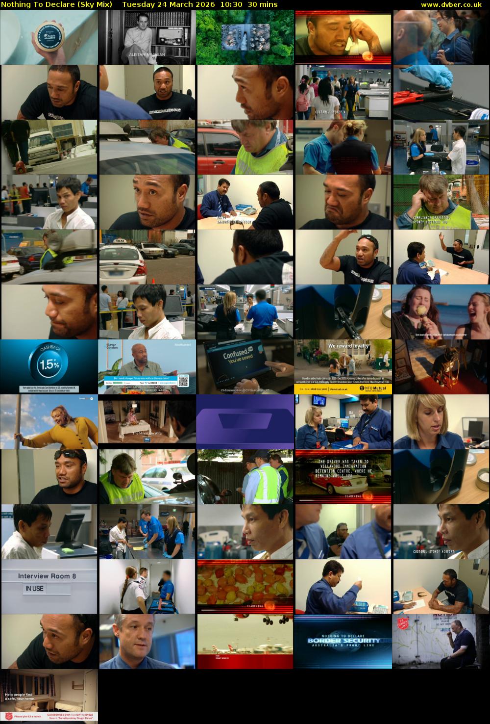 Nothing To Declare (Sky Mix) Tuesday 24 March 2026 10:30 - 11:00