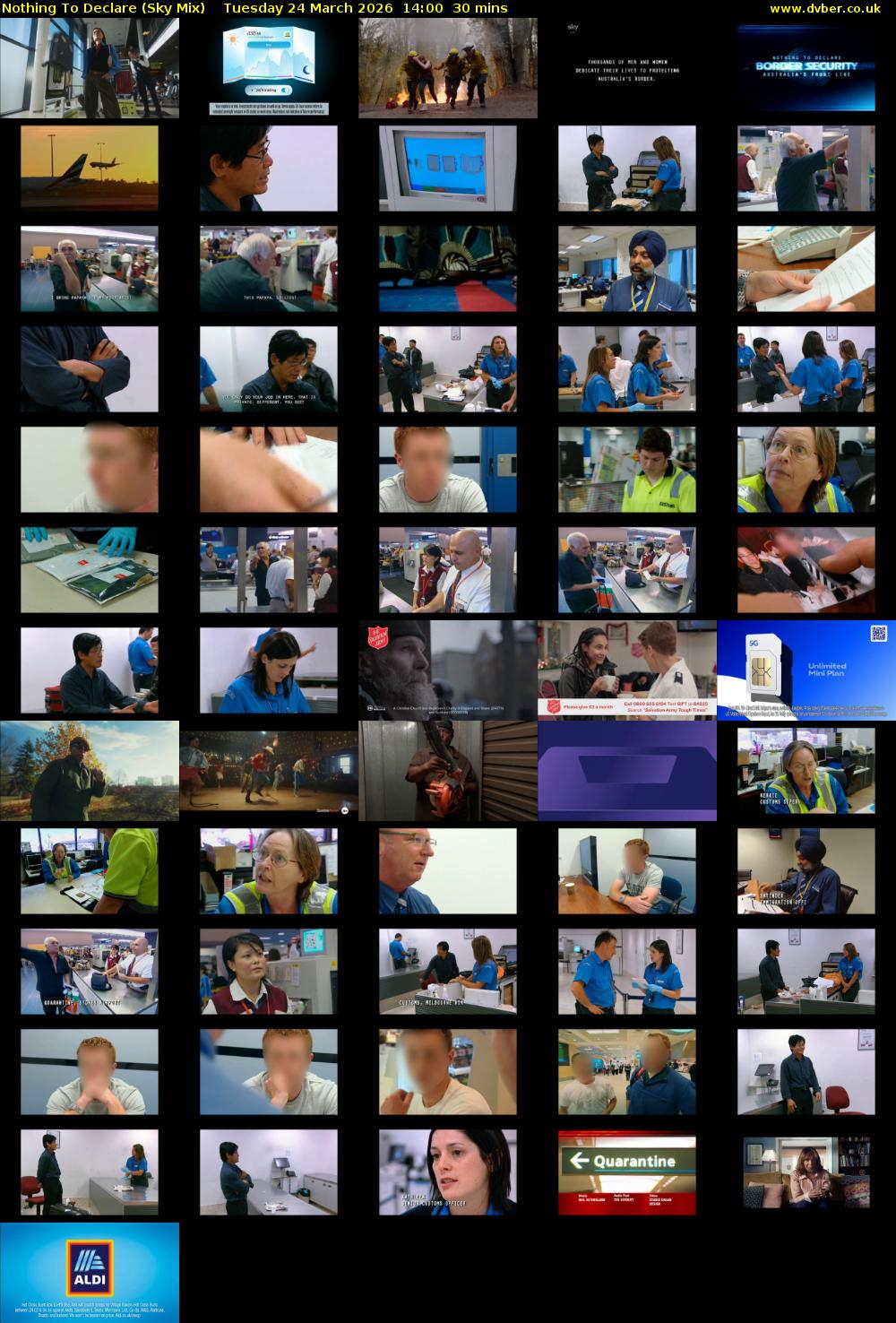 Nothing To Declare (Sky Mix) Tuesday 24 March 2026 14:00 - 14:30