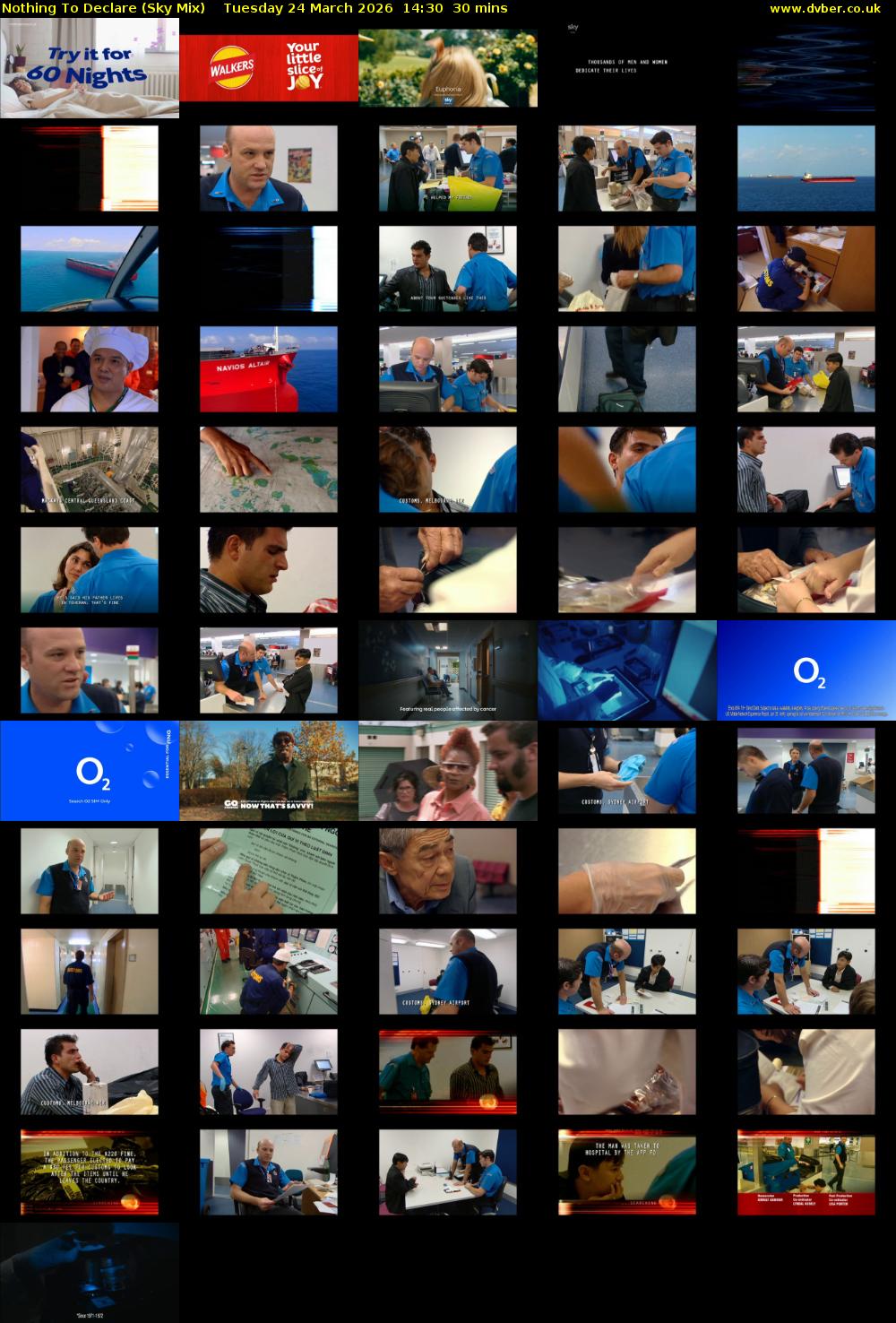 Nothing To Declare (Sky Mix) Tuesday 24 March 2026 14:30 - 15:00