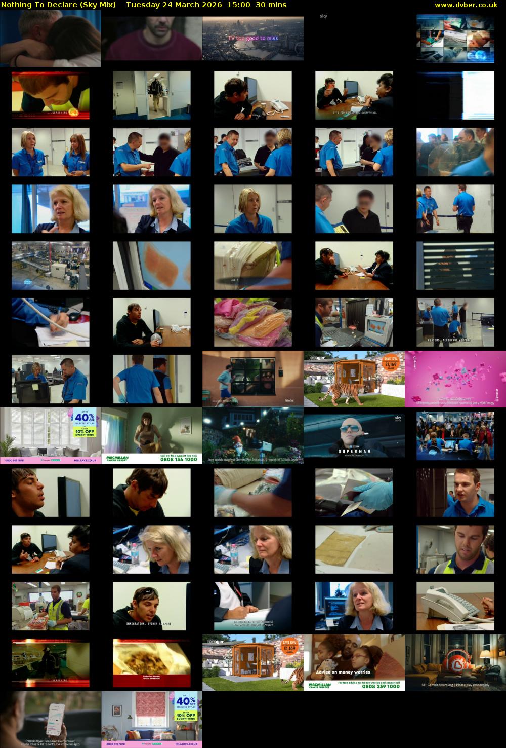 Nothing To Declare (Sky Mix) Tuesday 24 March 2026 15:00 - 15:30