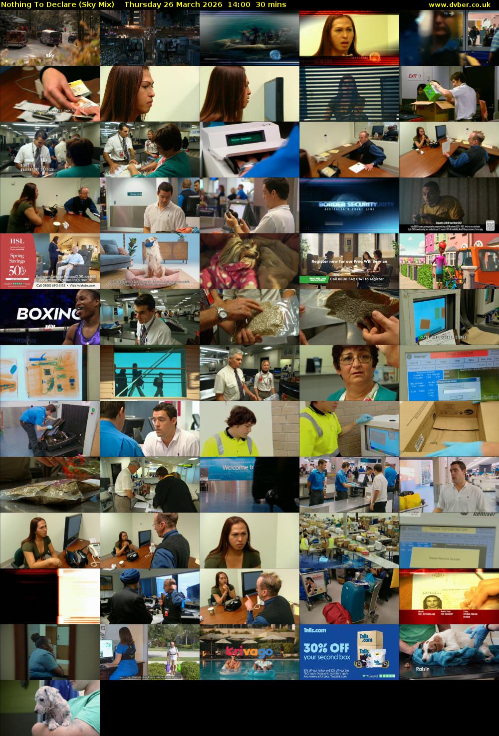 Nothing To Declare (Sky Mix) Thursday 26 March 2026 14:00 - 14:30