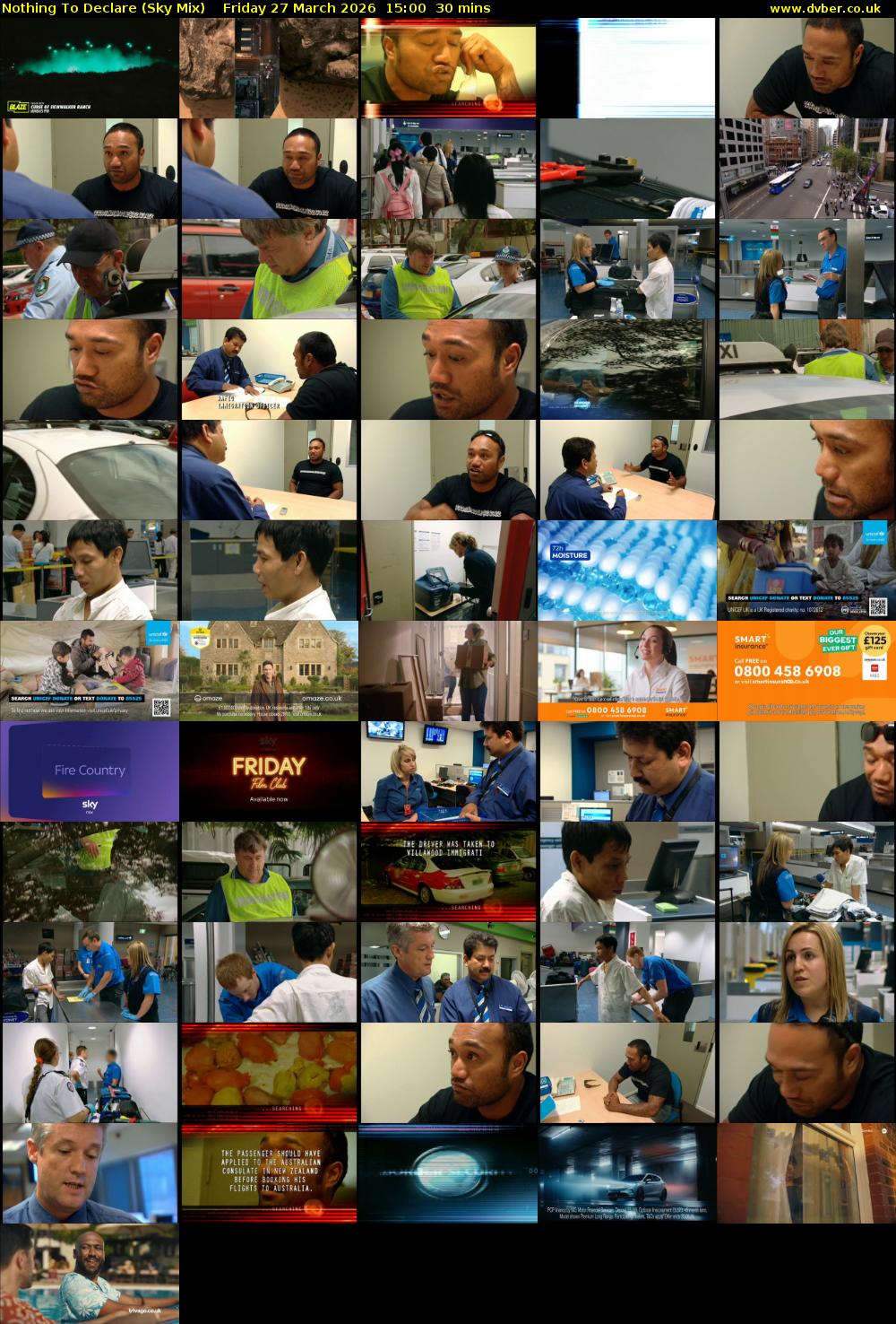 Nothing To Declare (Sky Mix) Friday 27 March 2026 15:00 - 15:30