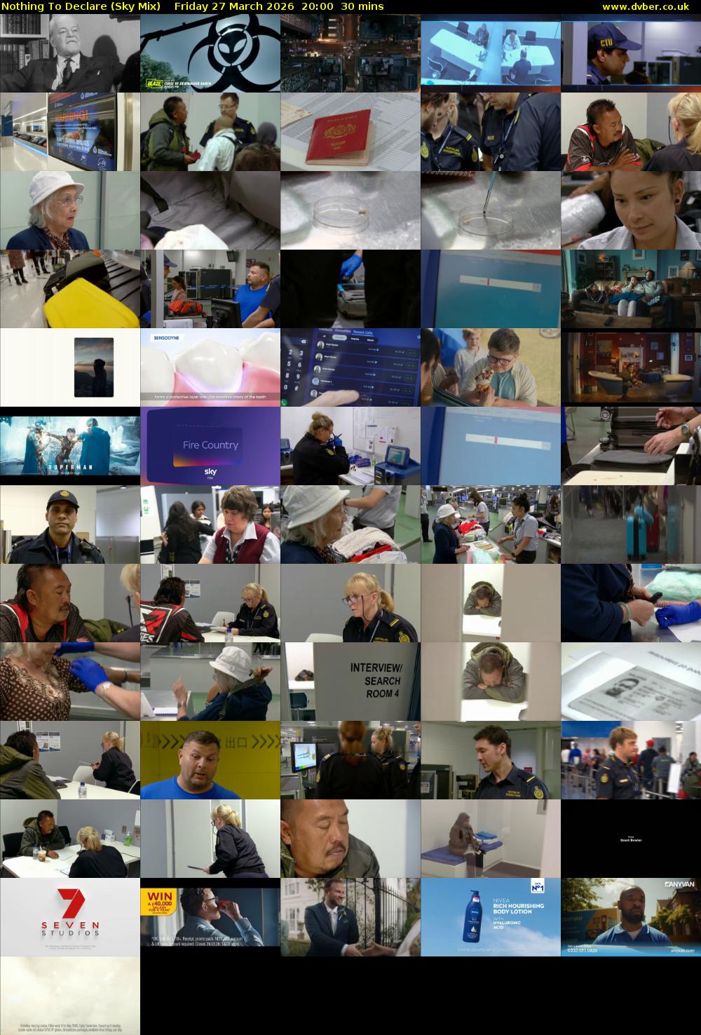 Nothing To Declare (Sky Mix) Friday 27 March 2026 20:00 - 20:30