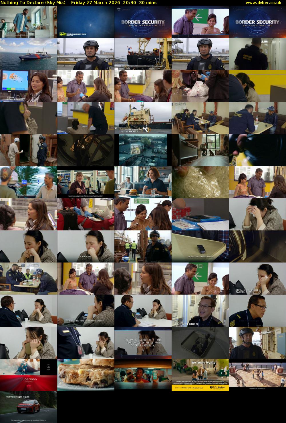 Nothing To Declare (Sky Mix) Friday 27 March 2026 20:30 - 21:00