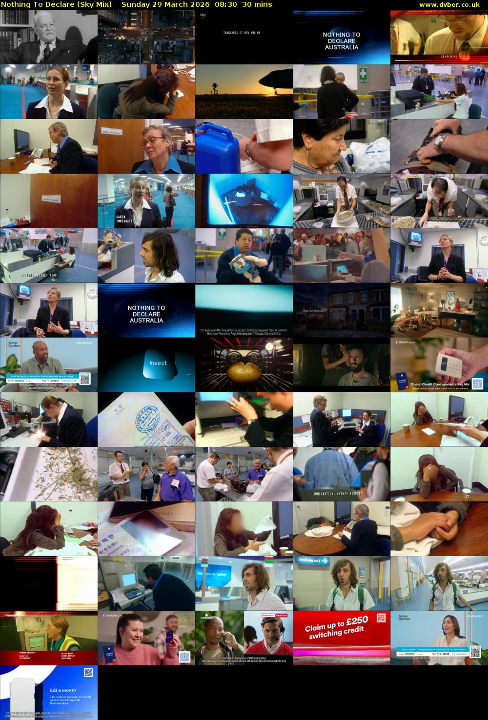 Nothing To Declare (Sky Mix) Sunday 29 March 2026 08:30 - 09:00