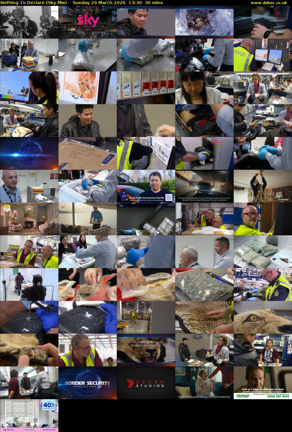 Nothing To Declare (Sky Mix) Sunday 29 March 2026 13:30 - 14:00