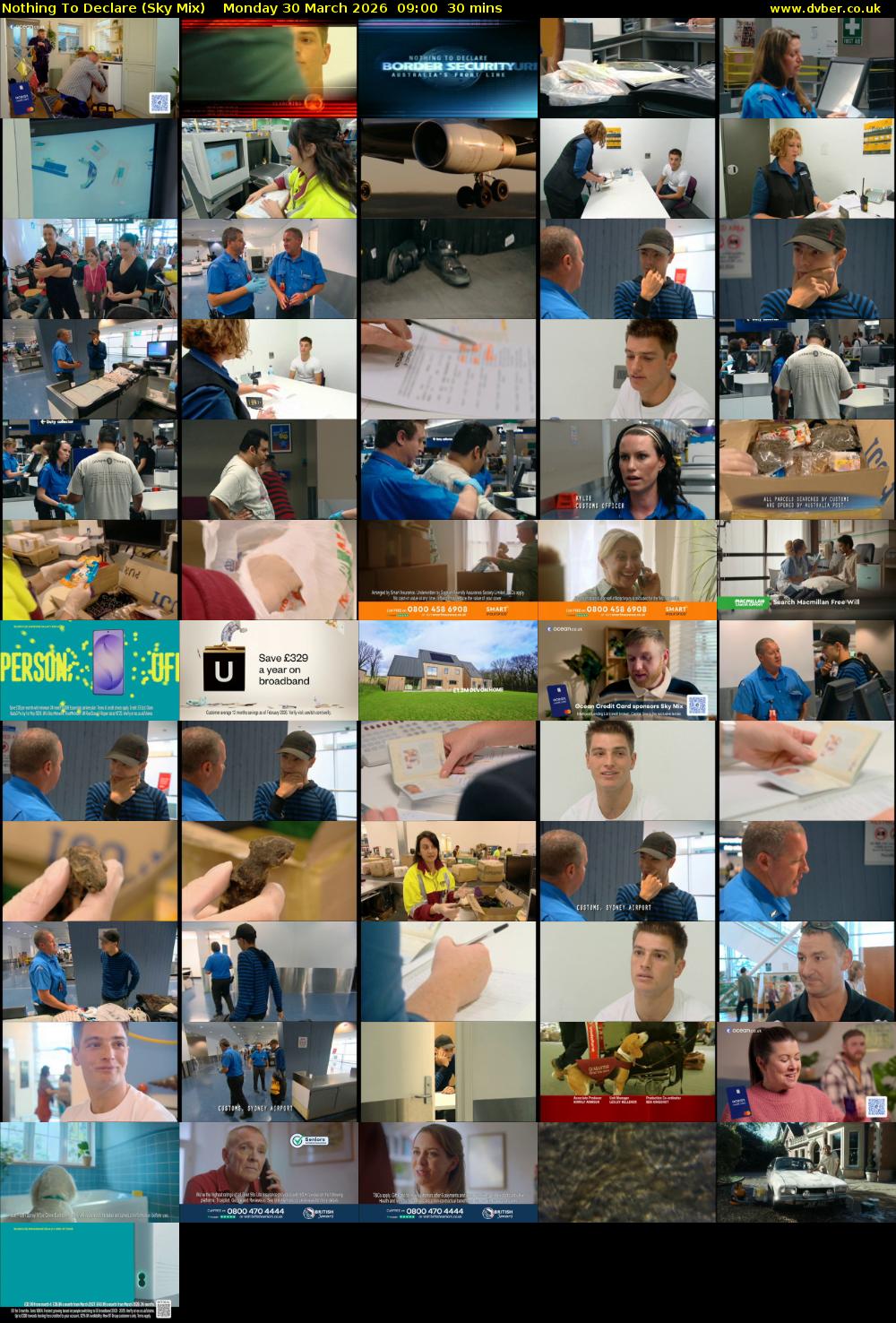 Nothing To Declare (Sky Mix) Monday 30 March 2026 09:00 - 09:30