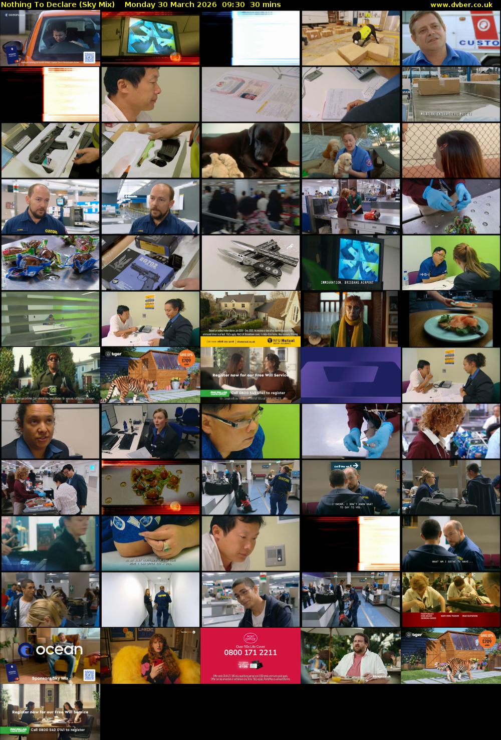 Nothing To Declare (Sky Mix) Monday 30 March 2026 09:30 - 10:00