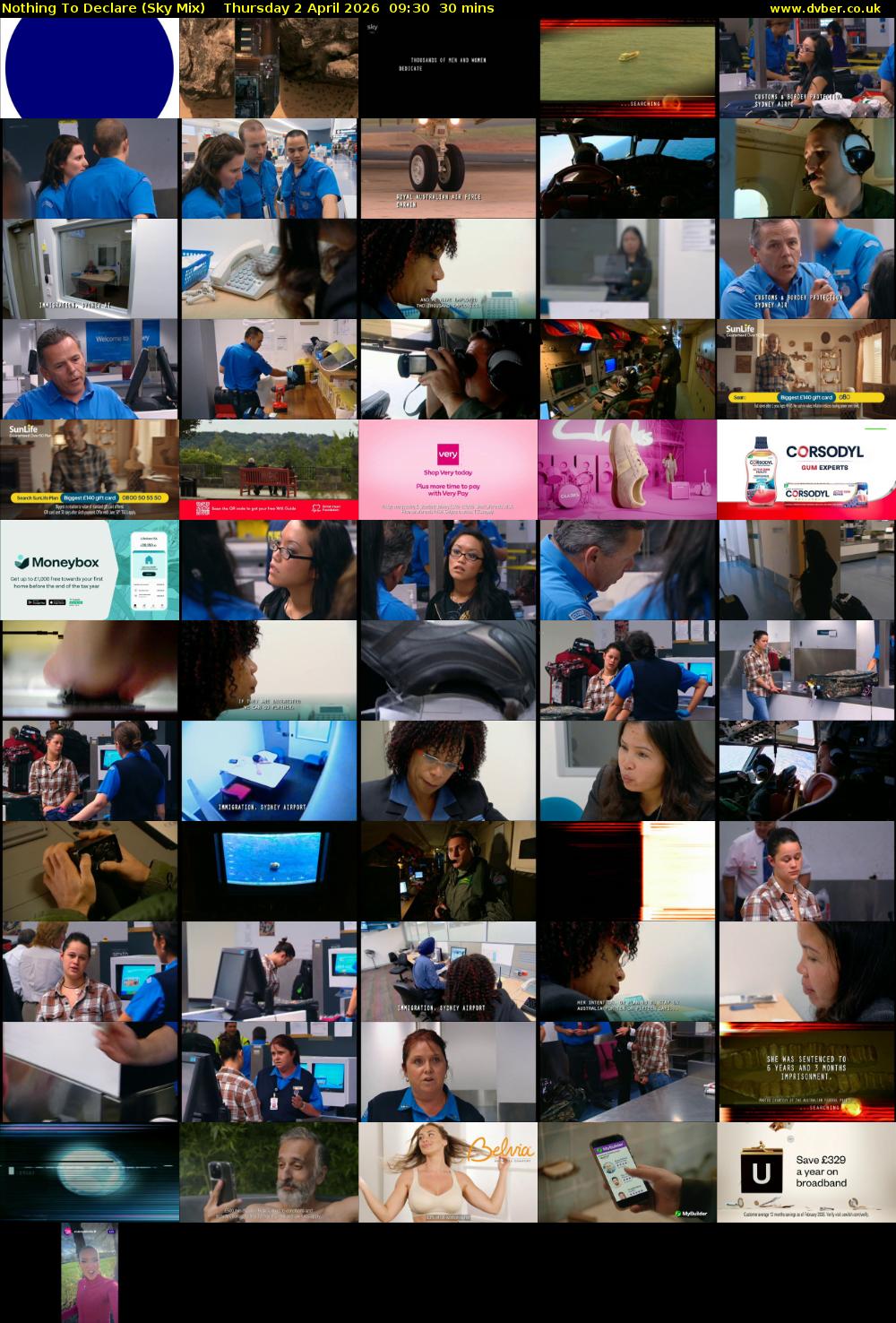 Nothing To Declare (Sky Mix) Thursday 2 April 2026 09:30 - 10:00