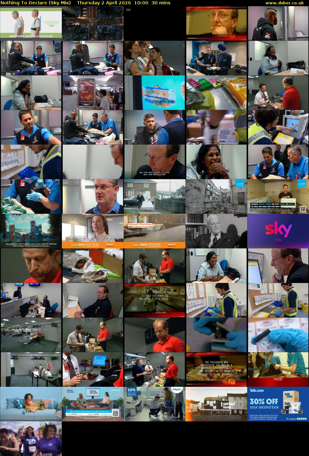 Nothing To Declare (Sky Mix) Thursday 2 April 2026 10:00 - 10:30