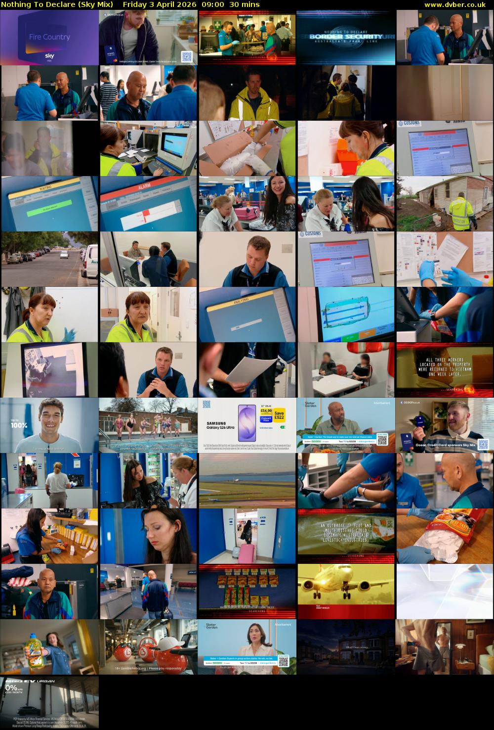 Nothing To Declare (Sky Mix) Friday 3 April 2026 09:00 - 09:30